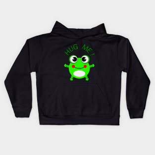 Cute Frog - Hug Me! Kids Hoodie